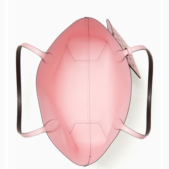 Kate spade NWT reversible leather tote & wristlet - Picture 7 of 7